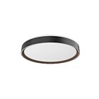 Kuzco Lighting FM43920-BK-WT-5CCT Essex 42W Noir et noyer LED Plafonnier Encastré