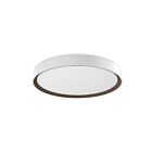 Kuzco Lighting FM43920-WH-WT-5CCT Essex 42W Blanc et noyer LED Plafonnier Encastré