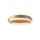 Kuzco Lighting FM46116-BG-3CCT-UNV Calix 28W Or brossé LED Plafonnier Encastré