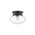 Kuzco Lighting FM464012MB Marcel 1-lumière 60W Noir mat Plafonnier Encastré