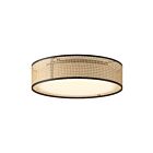 Kuzco Lighting FM479020RB-5CCT Lyla 32W Bronze rotin LED Plafonnier Encastré