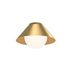 Kuzco Lighting FM485214BGOP Remy 1-lumière 60W Or brossé Plafonnier Encastré