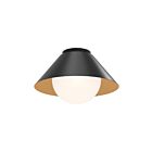 Kuzco Lighting FM485214MBOP Remy 1-lumière 60W Noir mat Plafonnier Encastré
