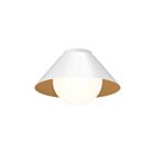 Kuzco Lighting FM485214WHOP Remy 1-lumière 60W Blanc Plafonnier Encastré