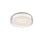 Plafonnier encastré LED Kuzco Lighting Aston FM48614 24W transparent