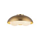 Kuzco Lighting FM495316BGOP Robyn 3-lumières 120W Or brossé Plafonnier Encastré