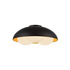 Kuzco Lighting FM495316MBOP Robyn 3-lumières 120W Noir mat Plafonnier Encastré