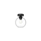 Kuzco Lighting FM506108MBCL Castilla 1-lumière 60W Noir mat Plafonnier Encastré