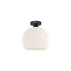 Kuzco Lighting FM506312MBOP Castilla 1-lumière 60W Noir mat Plafonnier Encastré