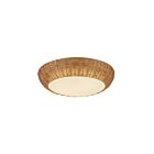 Kuzco Lighting FM511014RA Merida 2-lumières 80W Rotin Plafonnier Encastré