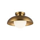 Kuzco Lighting FM522012AGOP Rubio 1-lumière 60W Or vieilli Plafonnier Encastré