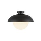 Kuzco Lighting FM522016MBOP Rubio 1-lumière 60W Noir mat Plafonnier Encastré