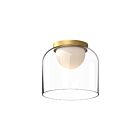 Kuzco Lighting FM52508-BG-CL Cedar 13W Or brossé LED Plafonnier Encastré
