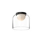 Kuzco Lighting FM52508-BK-CL Cedar 13W Noir LED Plafonnier Encastré