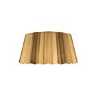 Kuzco Lighting FM528514AG Plisse 2-lumières 120W Or vieilli Plafonnier Encastré