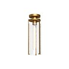 Kuzco Lighting FM536005AGWC Belmont 1-lumière 60W Or vieilli Plafonnier Encastré