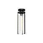 Kuzco Lighting FM536005MBWC Belmont 1-lumière 60W Noir mat Plafonnier Encastré