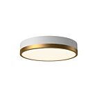 Kuzco Lighting FM554211AGWH-5CCT ALEDaide 24W Or vieilli et blanc LED Plafonnier Encastré