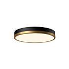 Kuzco Lighting FM554215AGMB-5CCT ALEDaide 42W Or vieilli et noir mat LED Plafonnier Encastré