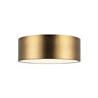 Kuzco Lighting FM556012AG Brisbane 2-lumières 120W Or vieilli Plafonnier Encastré