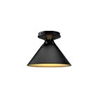 Kuzco Lighting FM584507MB Archer 1-lumière 60W Noir mat Plafonnier Encastré