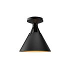 Kuzco Lighting FM584811MB Archer 1-lumière 60W Noir mat Plafonnier Encastré