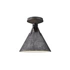 Kuzco Lighting FM584811SL Archer 1-lumière 60W Argent Plafonnier Encastré