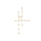 Kuzco Lighting FM63432-BN Rezz 51W Nickel brossé LED Plafonnier Encastré