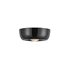 Kuzco Lighting FM68506-GBK Hayden 8W Noir lustré LED Plafonnier Encastré