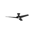 Kuzco Lighting HF523056MB Emiko 53W 56" Matte Noir LED Ventilateur 3000K