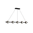 Kuzco Lighting LP15548-BK-UNV Elixir 29W Noir LED Suspendu
