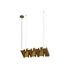 Kuzco Lighting LP17435-VB-UNV Domino 80W Laiton vieilli LED Suspendu