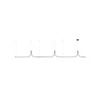 Kuzco Lighting LP17915-BK-UNV-010-RT Thread 90W Noir LED Suspendu