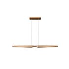 Kuzco Lighting LP21647-BW-UNV Dakota 20W Bois de hêtre LED Suspendu