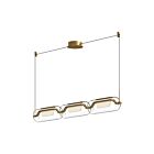 Kuzco Lighting LP28543-BG-UNV Hilo 29W Or brossé LED Suspendu