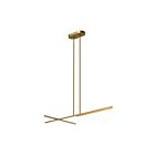 Kuzco Lighting LP28748-BG-UNV Shift 36W Or brossé LED Suspendu
