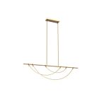 Kuzco Lighting LP317460VB-UNV-010 Aryas 48W Laiton vieilli LED Suspendu