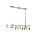 Kuzco Lighting LP338052PNAR Lucian 10-Lumières 600W Nickel poli et albâtre Suspendu