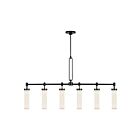 Kuzco Lighting LP355652UBGO Wynwood 6-Lumières 360W Bronze urbain et opale brillant Suspendu