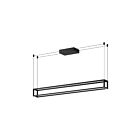 Kuzco Lighting LP45548-BK-UNV Plaza 65W Noir LED Suspendu