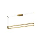 Kuzco Lighting LP45560-BG-UNV Plaza 80W Or brossé LED Suspendu
