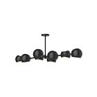 Kuzco Lighting LP648348MB Willow 8-Lumières 480W Noir mat LED Suspendu