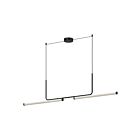 Kuzco Lighting LP73073-BK Vesper 43W Noir LED Suspendu