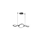 Kuzco Lighting LP84434-BK Serif 22W Noir LED Suspendu
