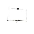 Kuzco Lighting LP95354-BK-UNV Cursive 27W Noir LED Suspendu