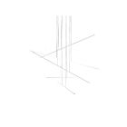 Kuzco Lighting MP18205-WH Vega Minor 122W Blanc LED Suspendu