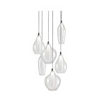 Suspendu cordon LED Kuzco Lighting Victoria MP3006 13W chrome