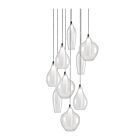 Suspendu cordon LED Kuzco Lighting Victoria MP3009 20W chrome
