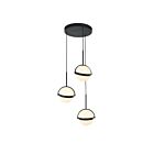 Kuzco Lighting MP301003MB Globo 32W Noir mat LED Suspendu