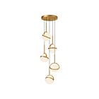 Kuzco Lighting MP301005BG Globo 50W Or brossé LED Suspendu